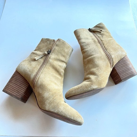 JCrew Sadie‎ Ankle Boots in Suede Womens Size 9.5 M - Picture 1 of 9